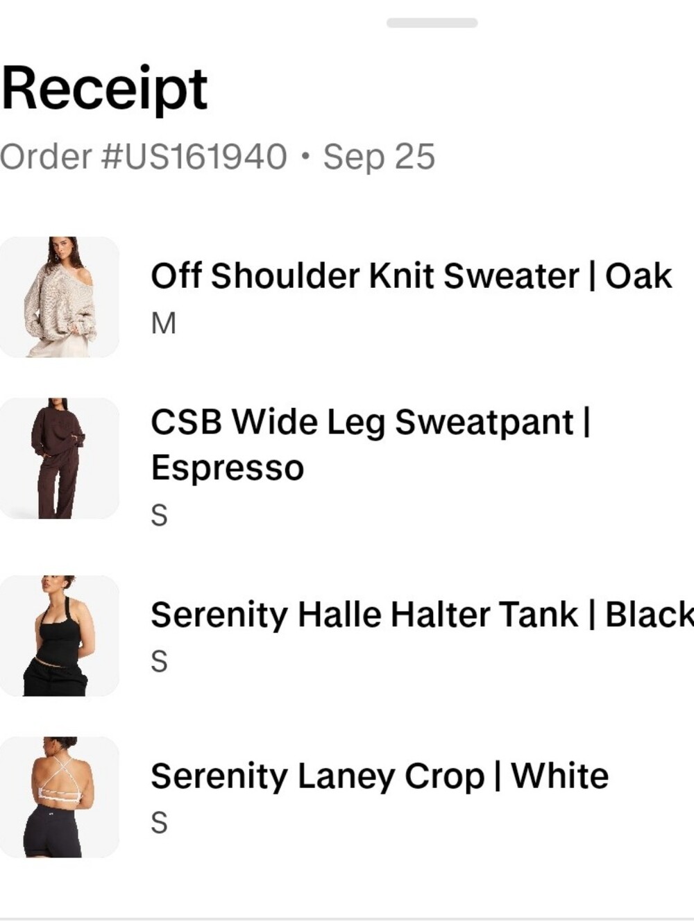 Crop Shop Boutique Off-Shoulder Knit Sweater - Oak, size Medium - Picture 7 of 7